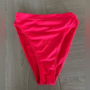 ASOS Pink High-Waisted Bikini Bottom